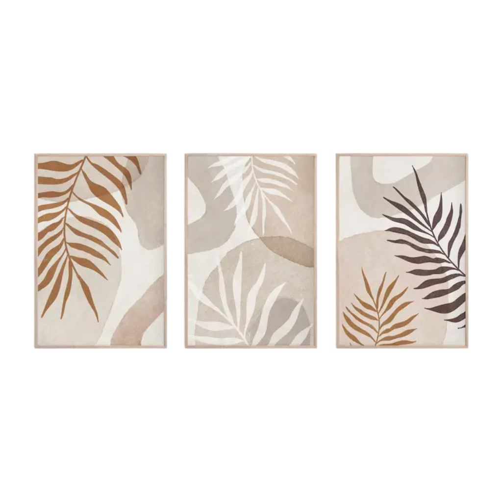 Tropical Leaves Illustration Set of 3 0