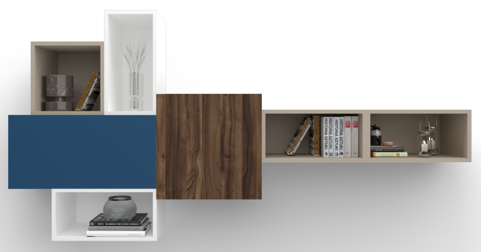 Cube wall unit 220 1