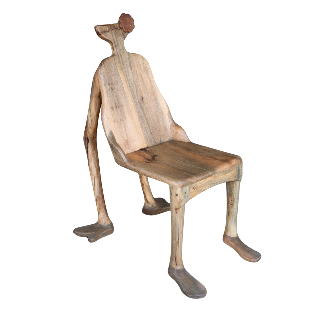 Laidy (The Laid-back Lady Chair) – Sculpted Wood Design 0