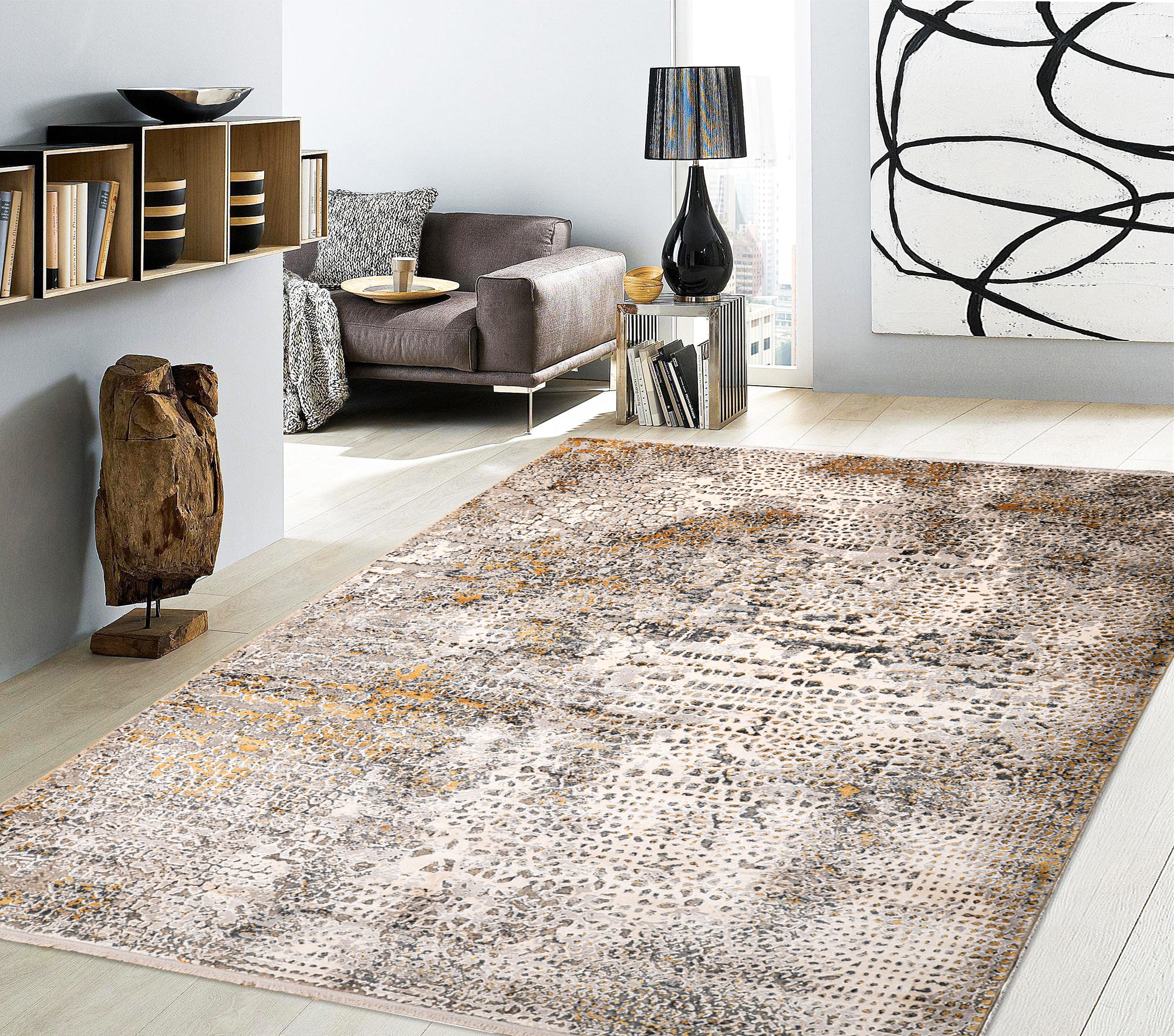 Mia Turkish Bamboo Silk Rug 3