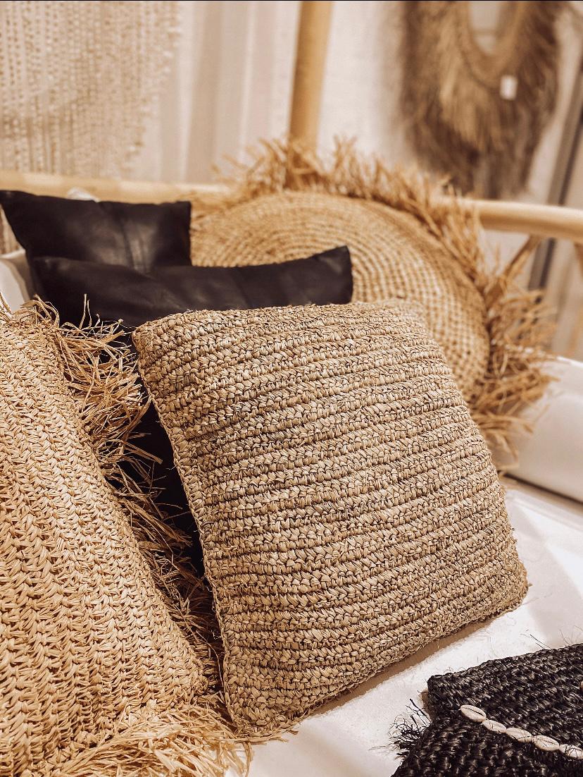 Raffia Cushion 1