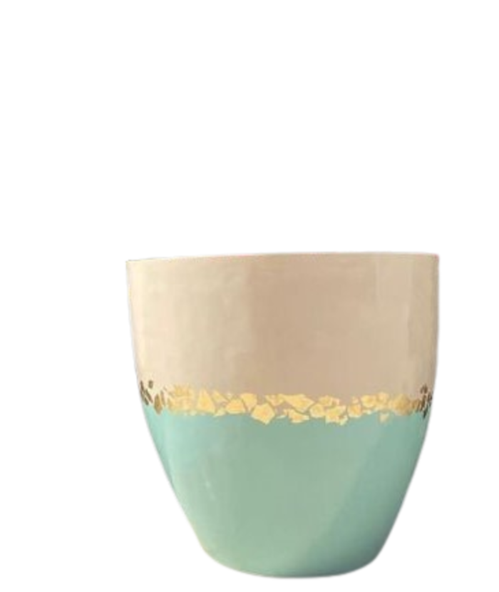 Gold Fiber Glass Blue Collection 0