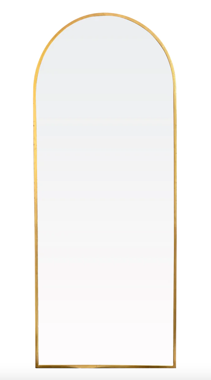 Alexa Arched Gilded Wood Mirror 0