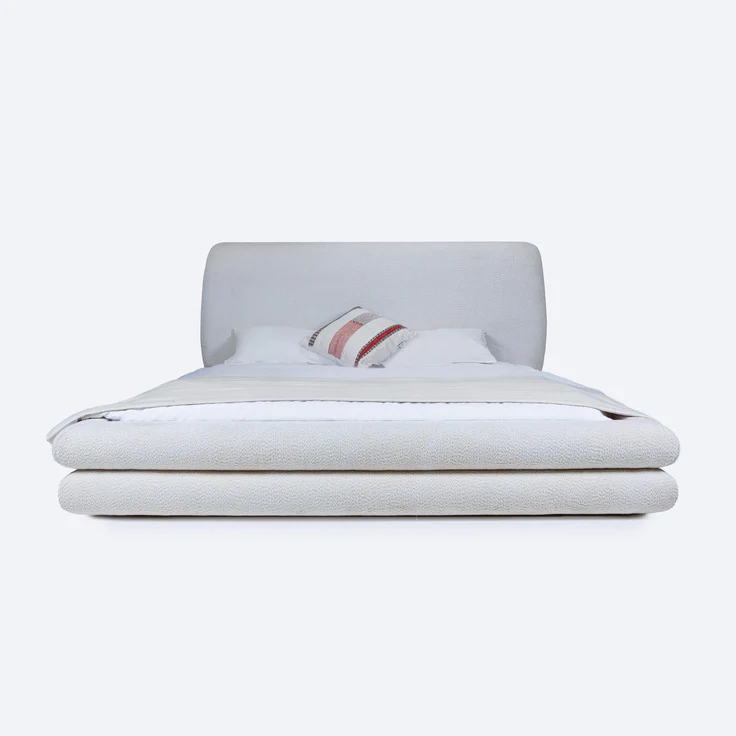 Bubbles Contemporary Upholstered Bed 0
