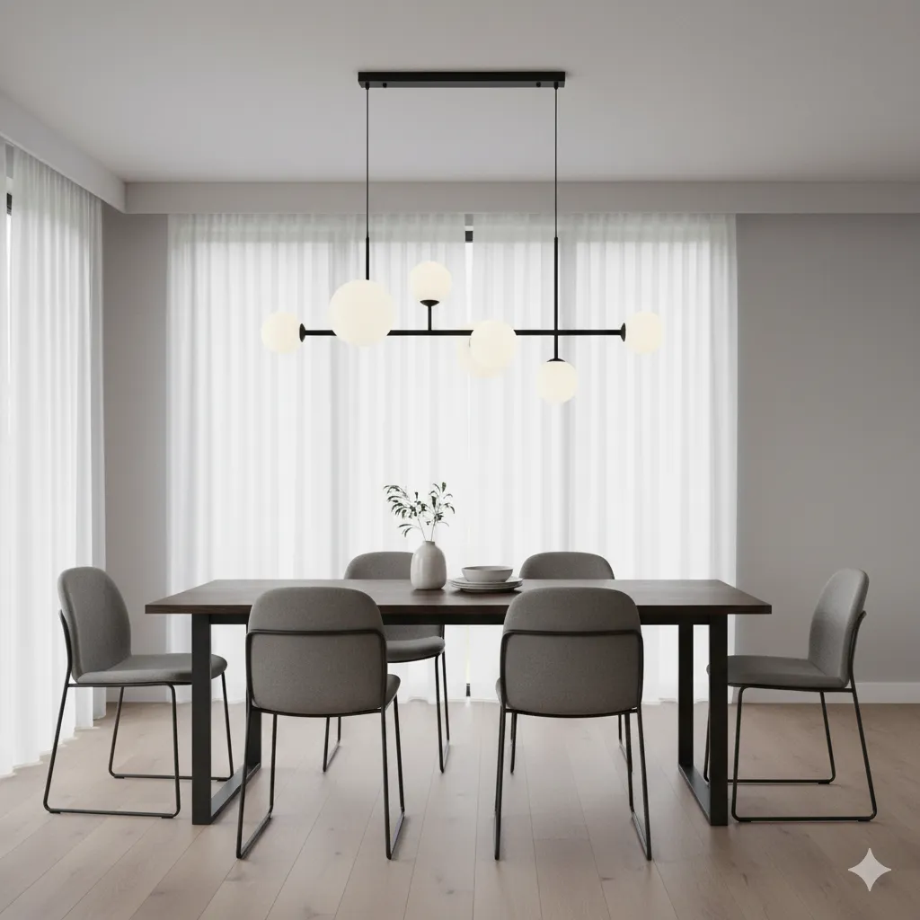 Fern Chandelier - Black & White - YLS.YL434 1