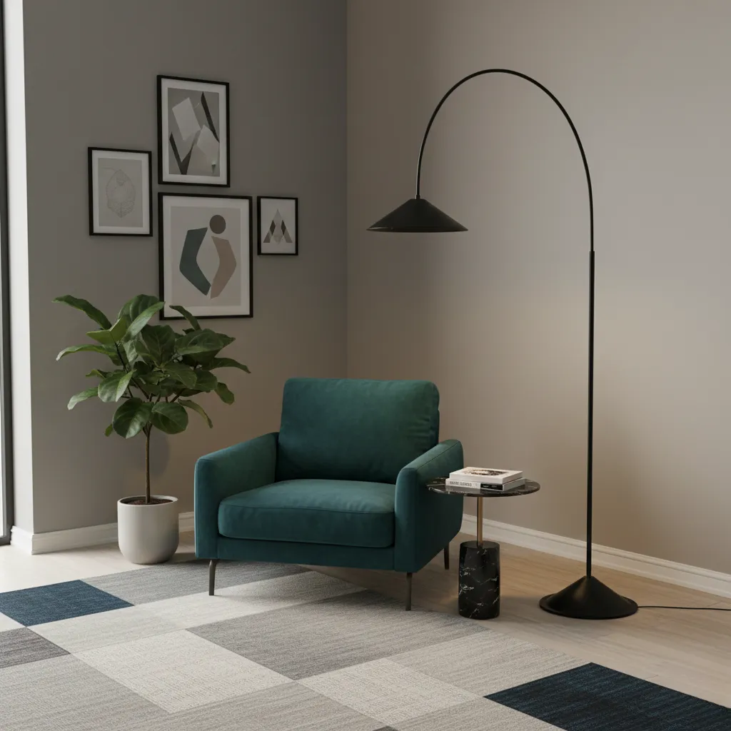 Black Lumes Floor Lamp 1