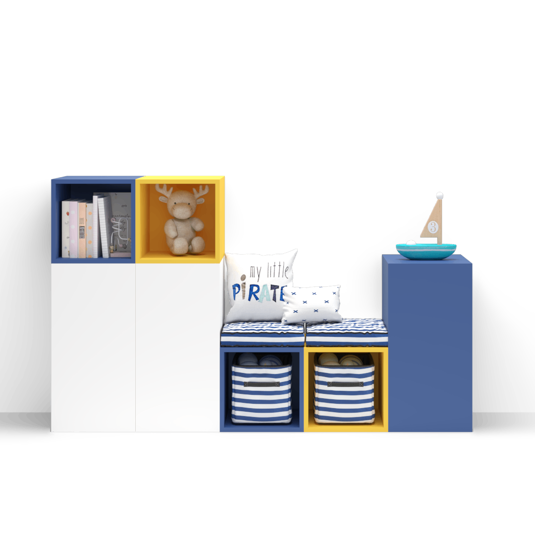 Cubby Storage System with Seating 0