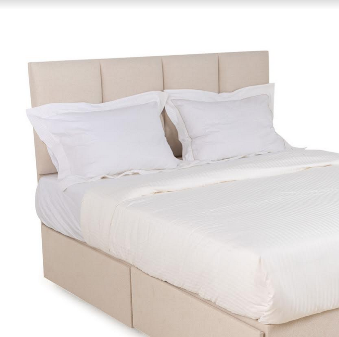 Accent Squares Headboard - High Density Foam - Solid Wood 0