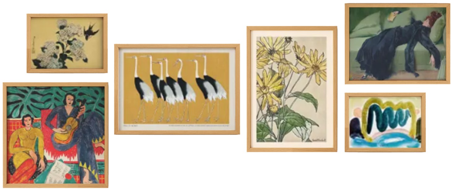 Eclectic Gallery Wall 3 (Set of 6) 0