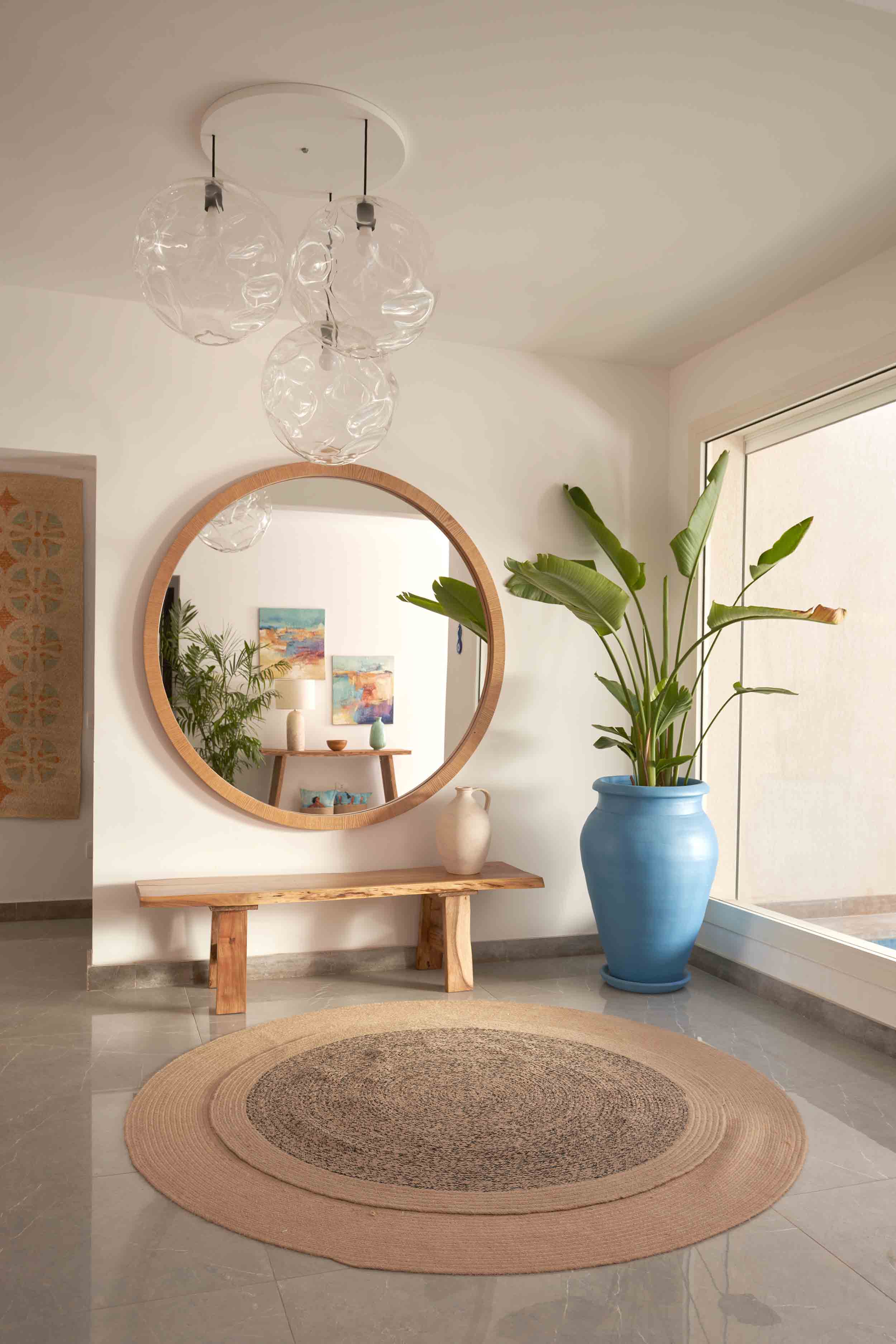 Dale Natural Oak Wood Bench – Timeless Minimalist Design 5