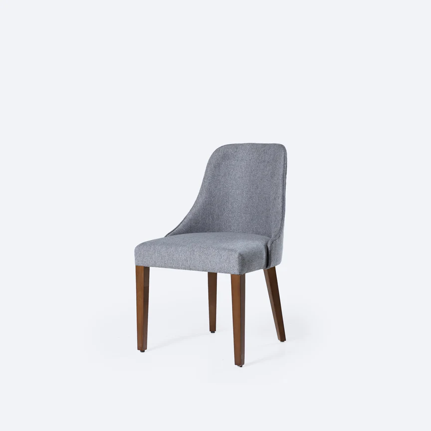 كرسي طعام لاستر - تنجيد عالي الجودة - خشب زان image