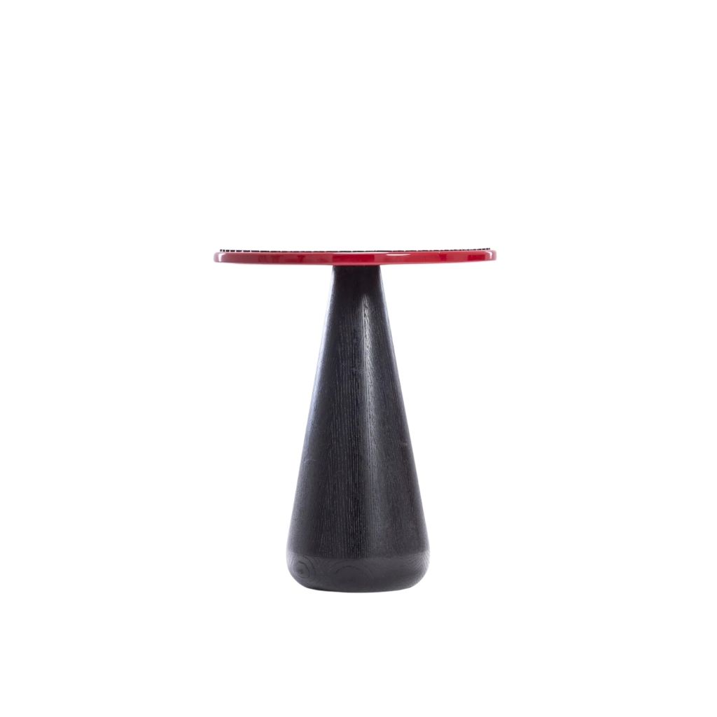 Bascota Side Table - Sculptural Oak & Beech Wood Design 0