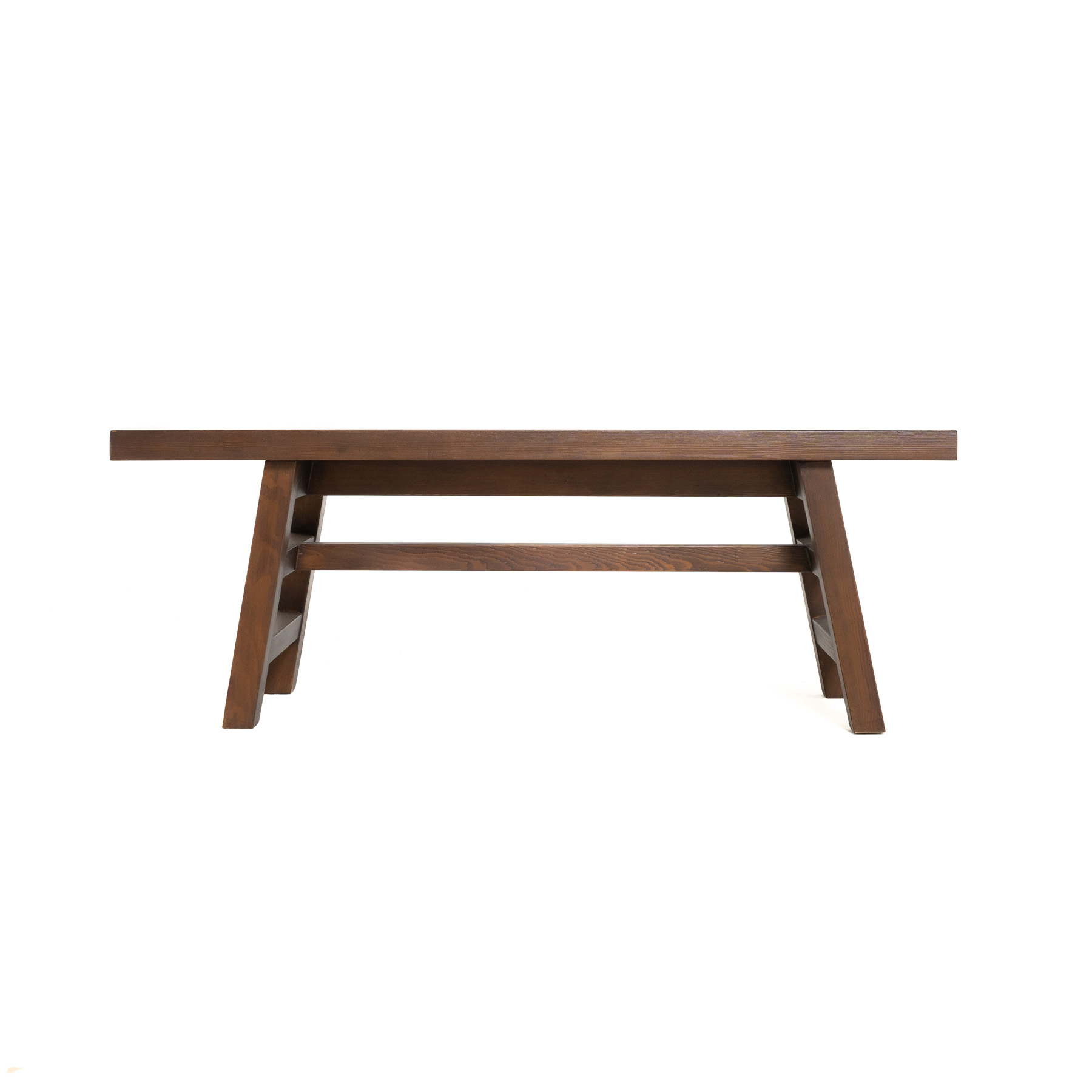 Chloe Pine Wood Bench – Durable Natural Finish 0