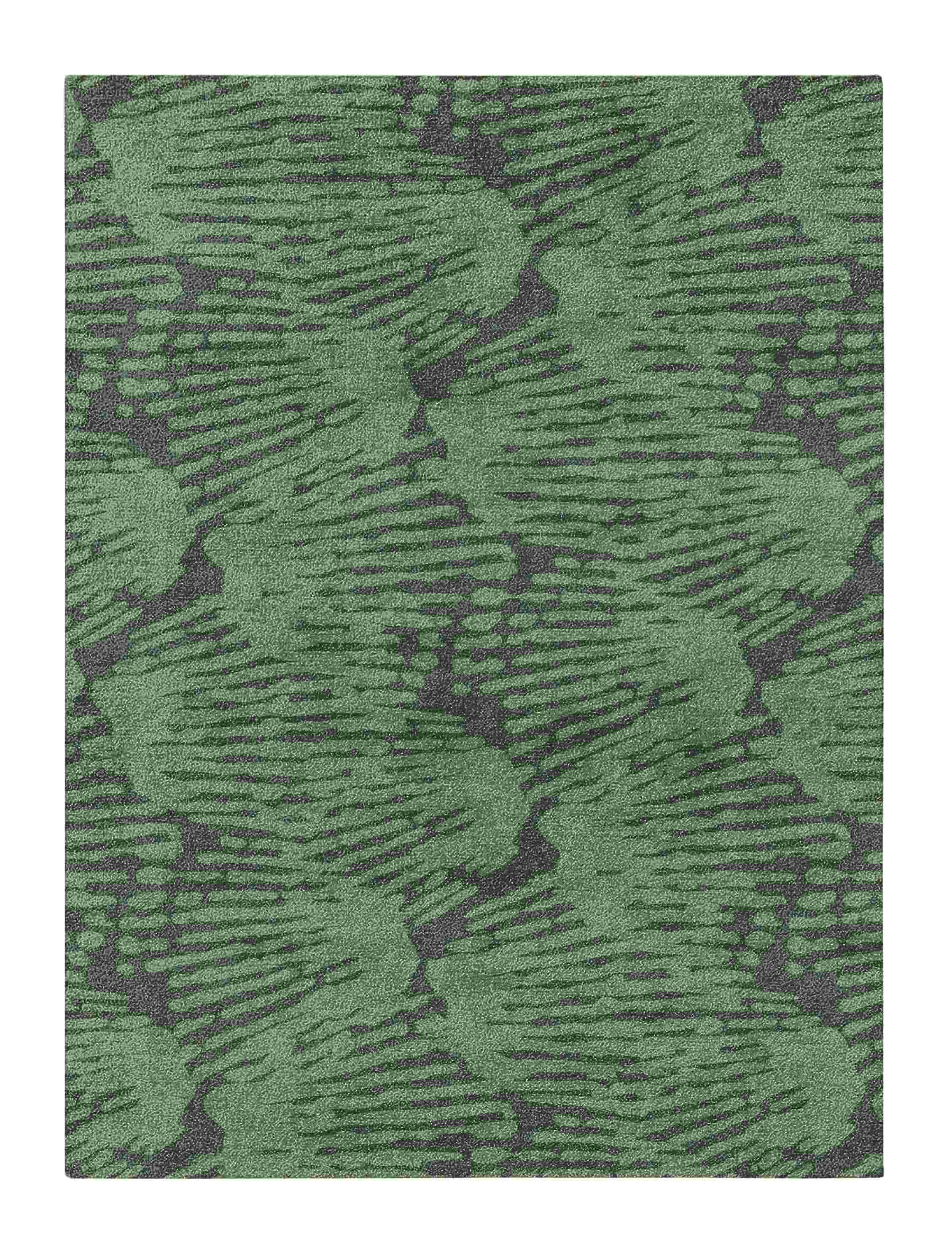 Fluke Rug - Beautiful Blend of Wool and Viscose with a Seashell-Inspired Design 4