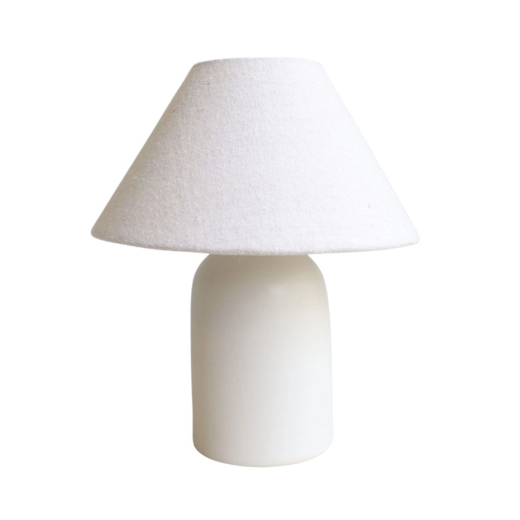 Vanilla Earthenware Table Lamp 0