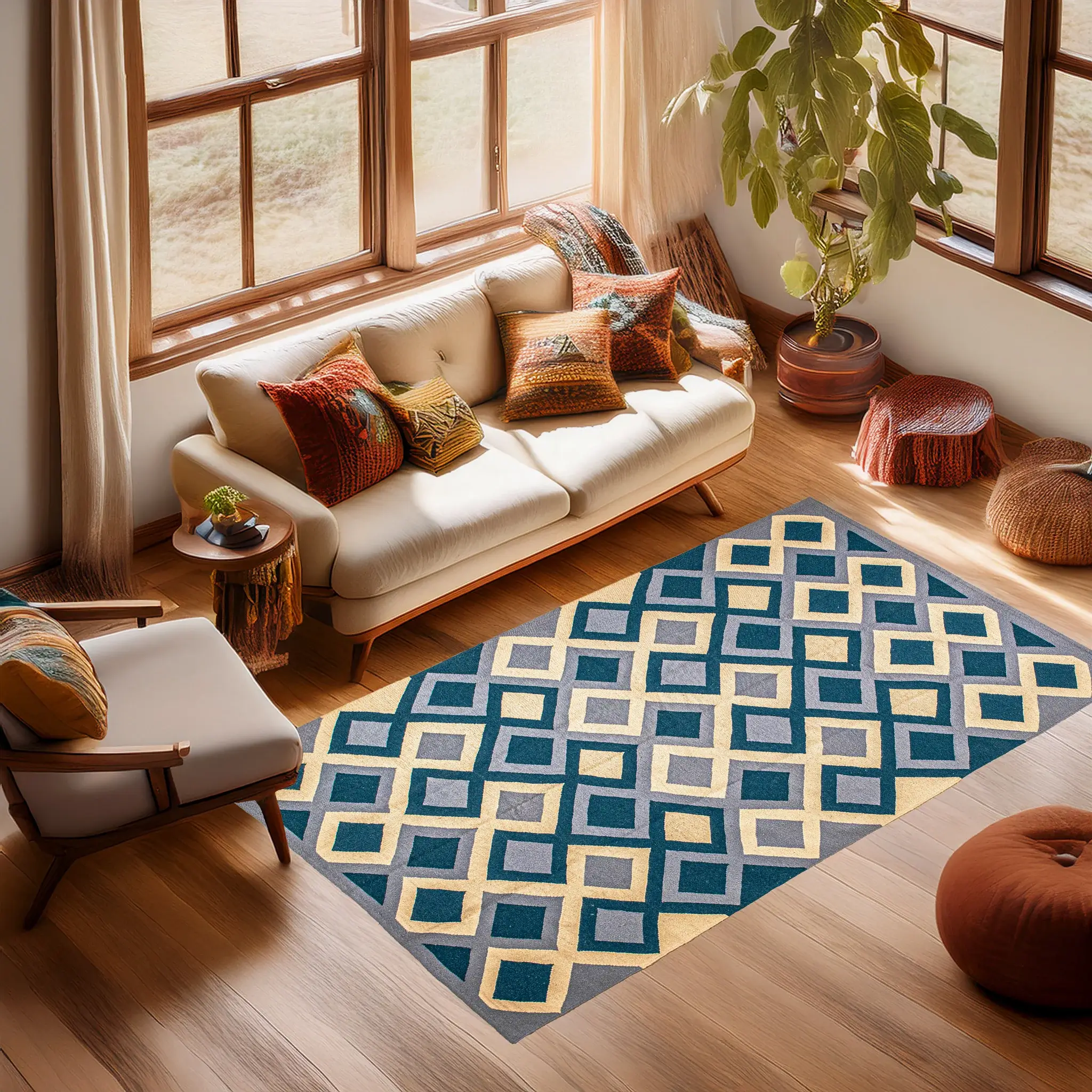 Mira Nomadica Rug - Handmade Wool Kilim 2
