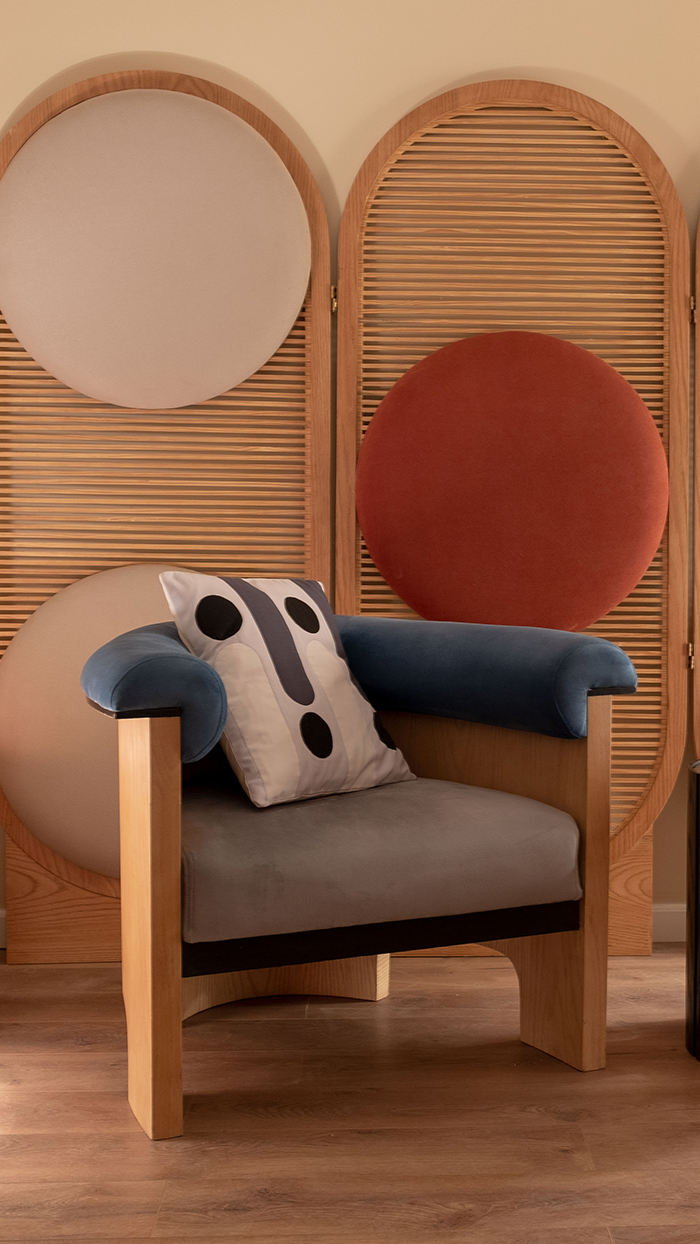 Nordica Lova Armchair - Upholstered in Back & Seat 1