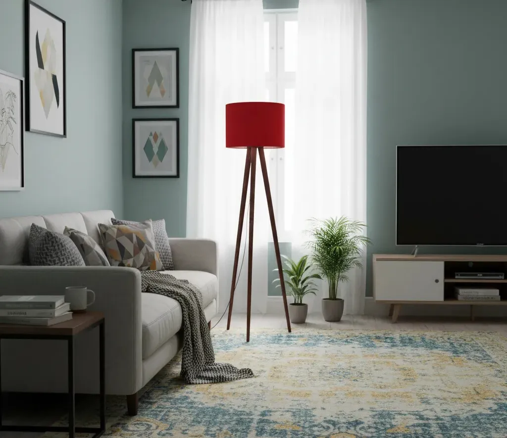 Floor Lamp - Red - 4712 1