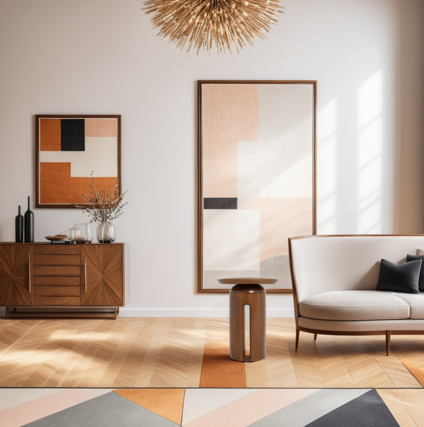 Rosie Oak Side Table – Solid Wood Design With A Stylish Slit 3