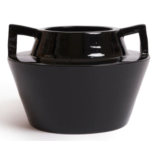 Black Ceramic Vase 0