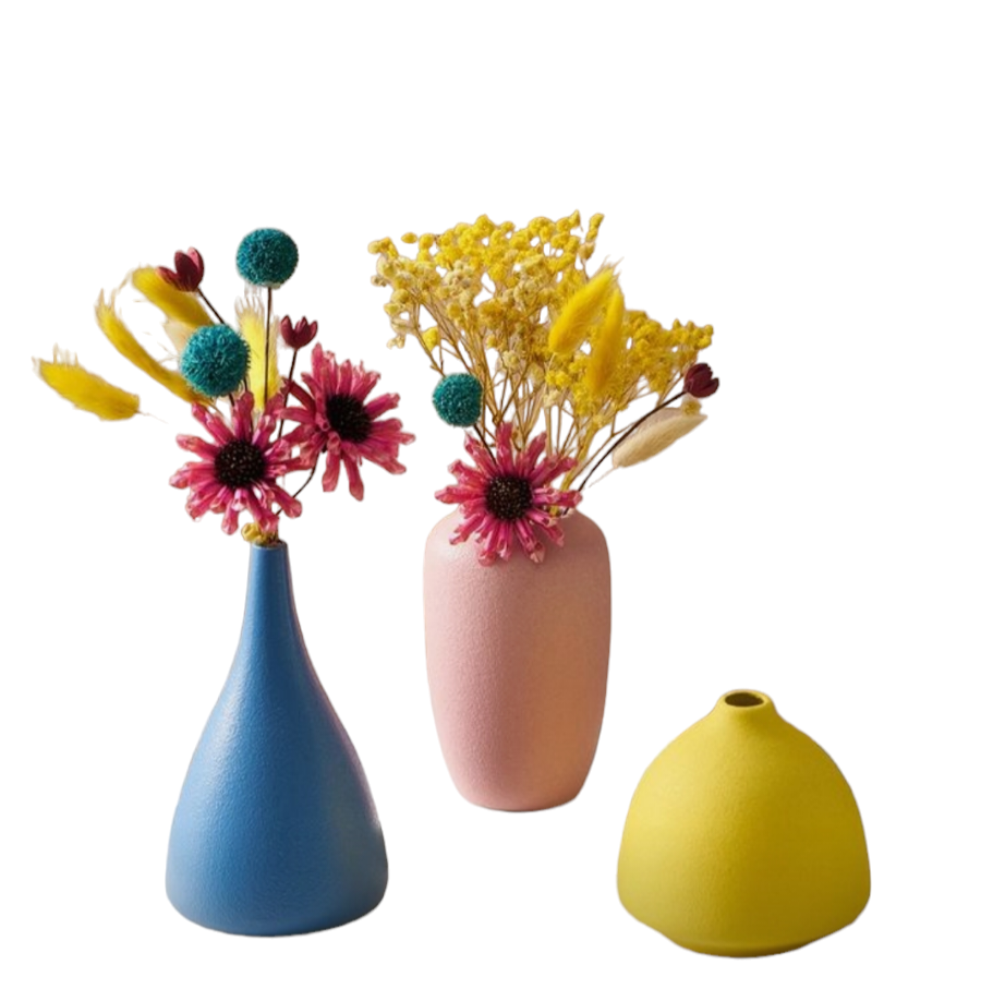 Decorative Modern Ceramic Set Vase 0