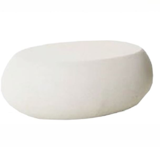 طاولة قهوة بيبل - لون أبيض - خارجي وداخلي 0