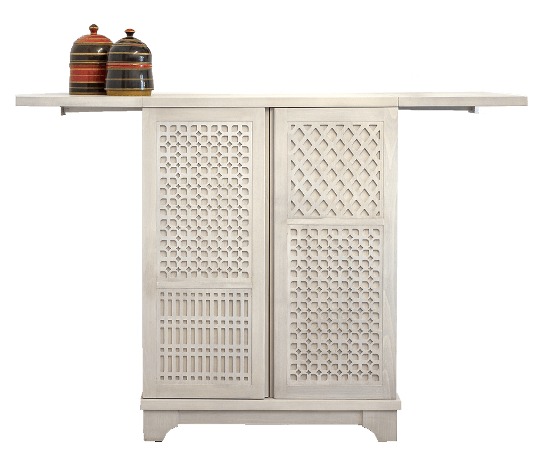 Carved Bar Unit - Arket Work With Extendable Top 0