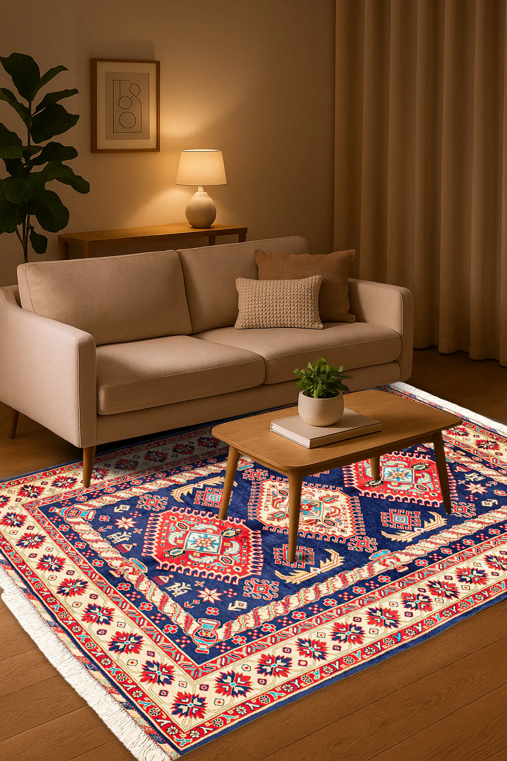 Afghani Qashqai Handmade Rug 1