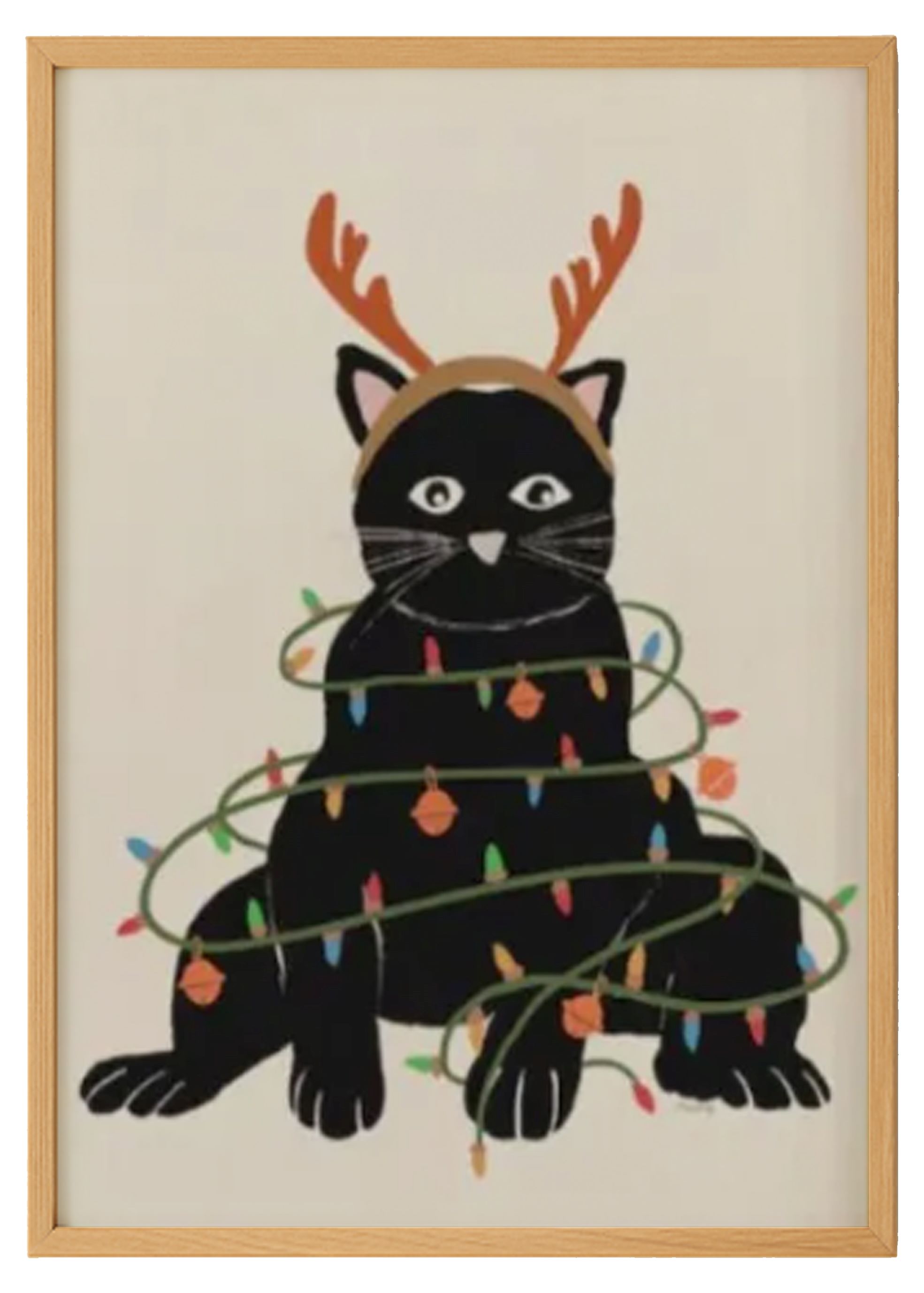 Christmas Cat Art 0