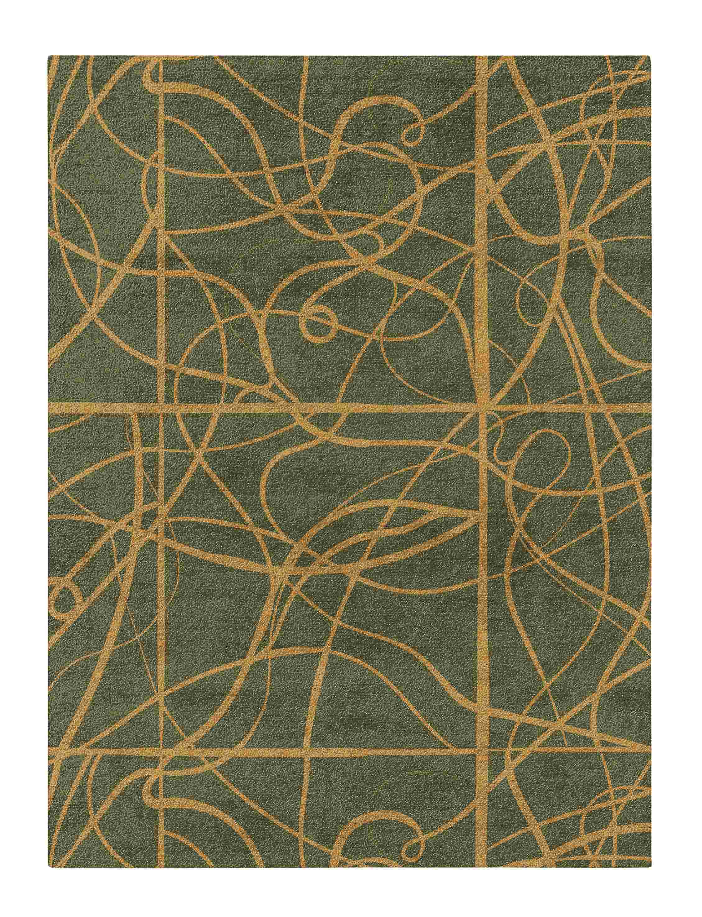 Groove Rug - A Hand-Painted Appearance in Wool & Viscose 4