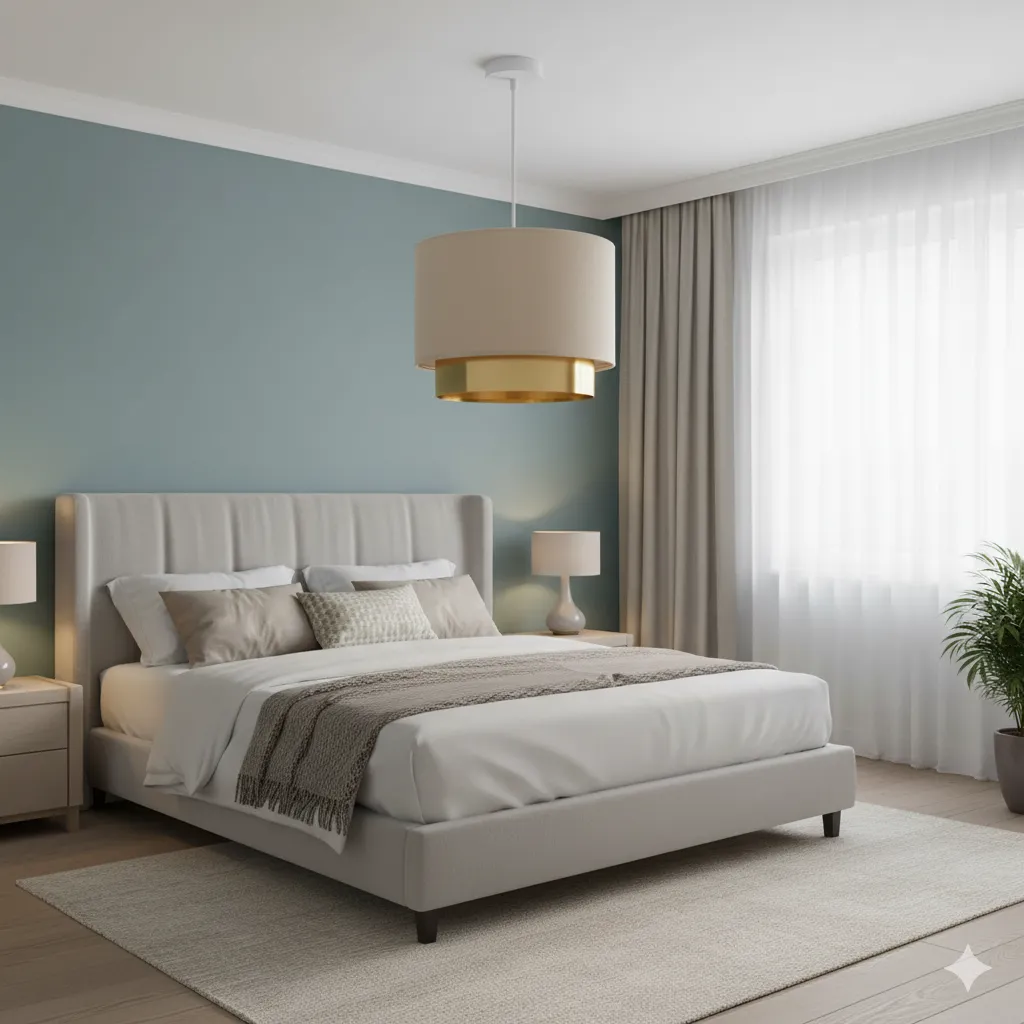 Francesca Modern Pendant Beige and Gold - YLM021 2