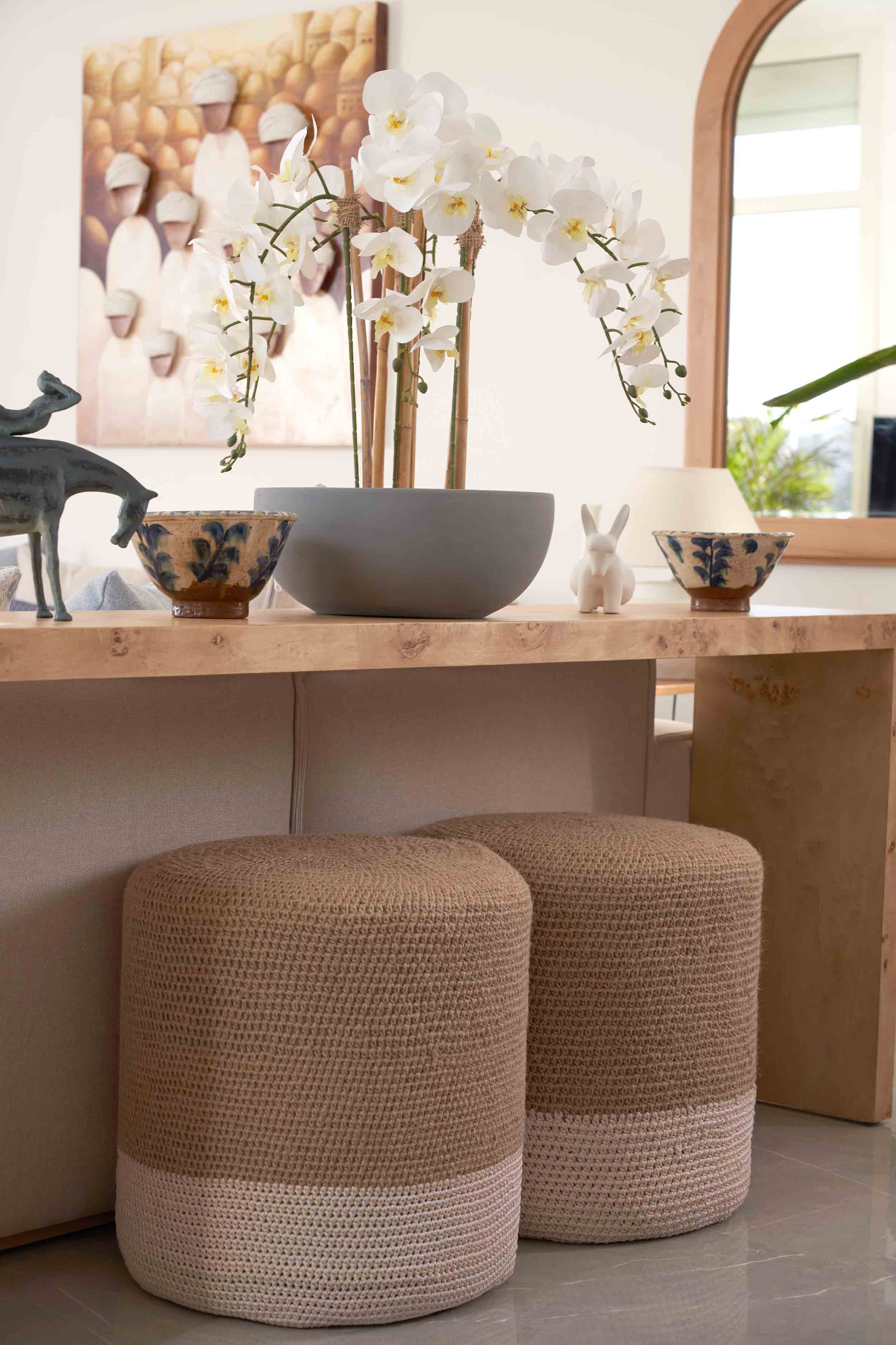 Jute Shades Pouf 3