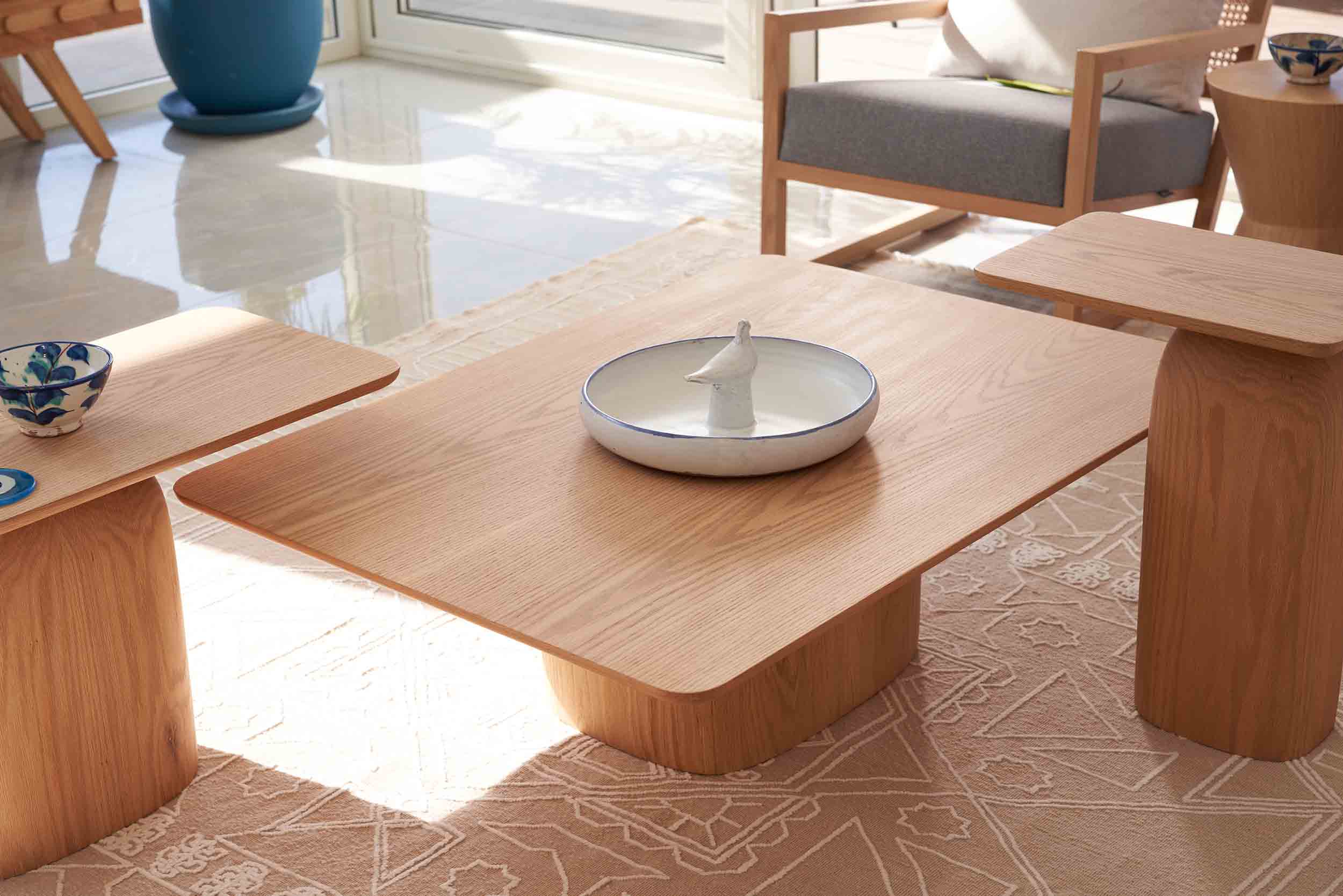 Easter Island Coffee Tables Set 2