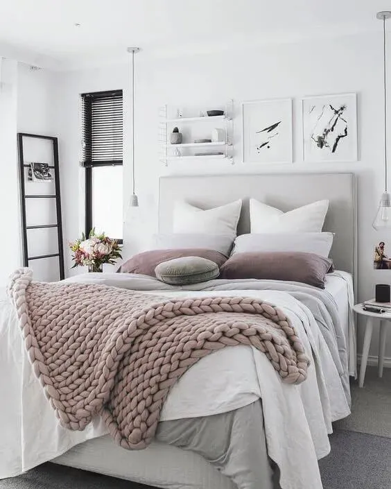 Simple Fully Upholstered Bed 3