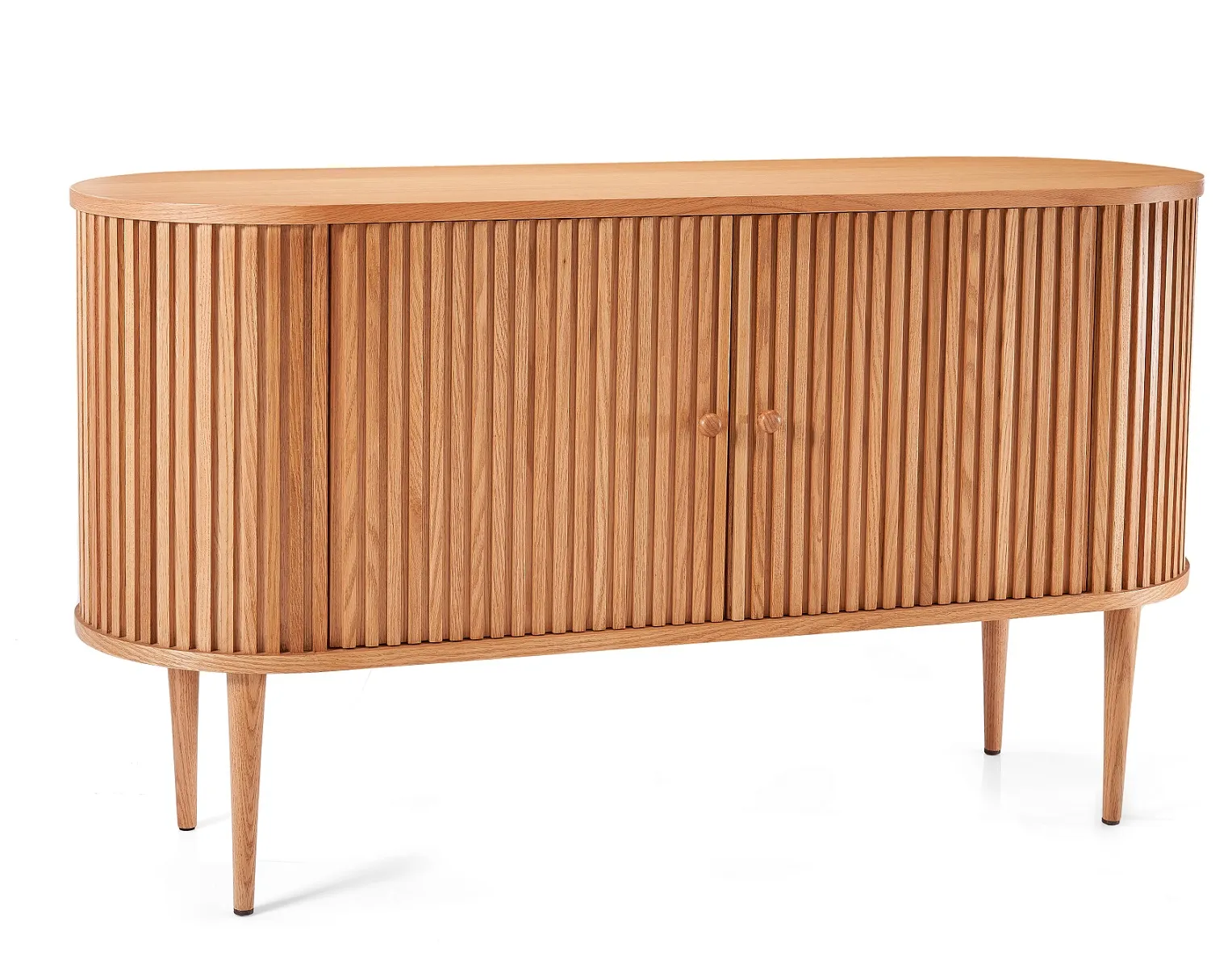 Holly Curved Ribbed Sideboard 1