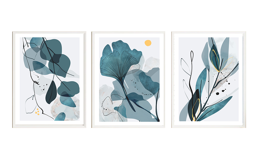 Blue Flying Leaf Set 0