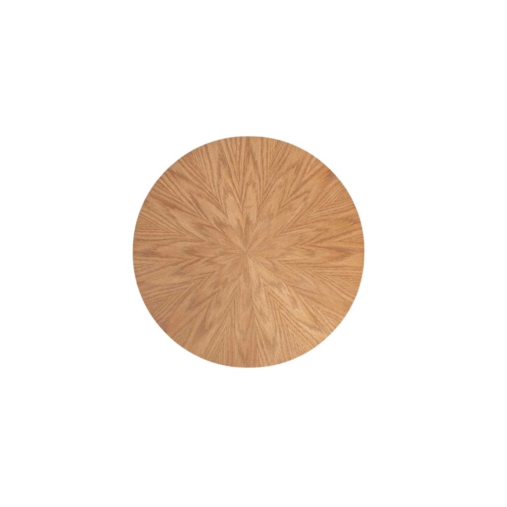 Noga Beech Wood Side Table With Solid Oak Veneer 1