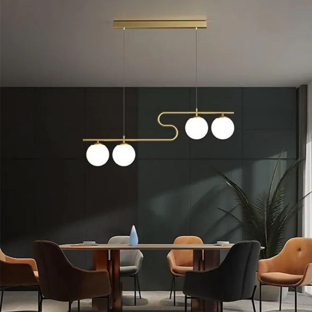 Gold and White Ceiling Lamp - YL774 0