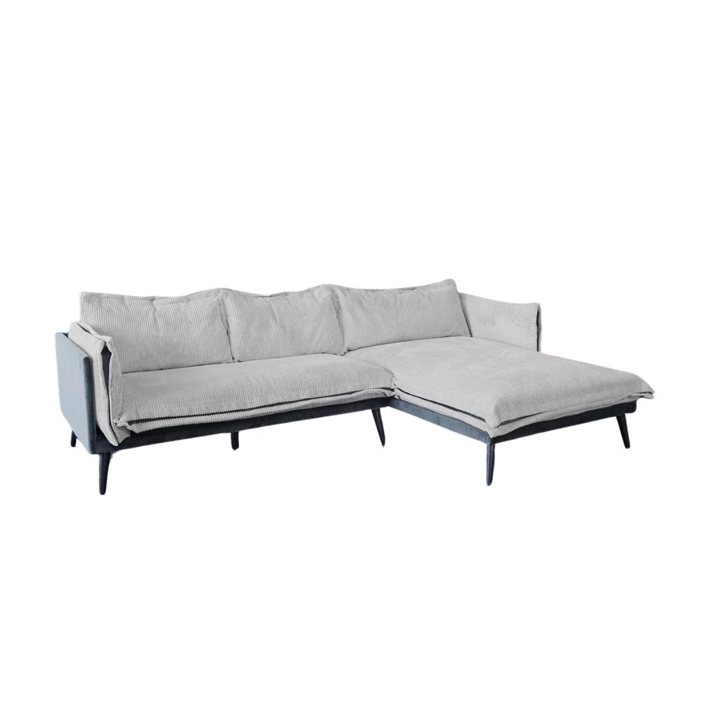 Ethan Natural Wood L - Shape Sofa - Hippo 183 0