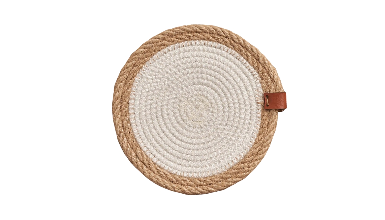 مجموعة من 6 مفرش للاطباق و6 كوستر للاكواب image