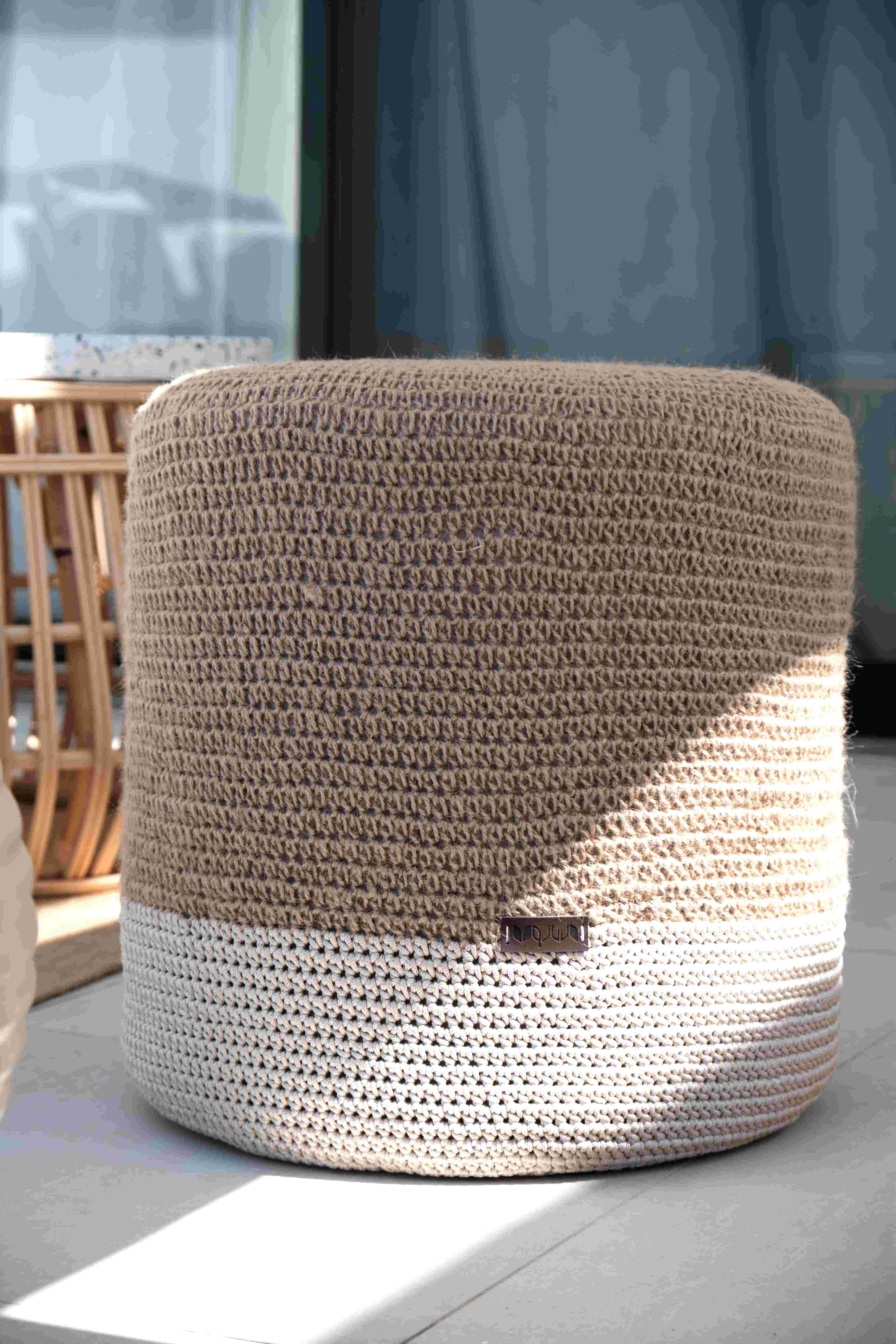Jute Shades Pouf 7