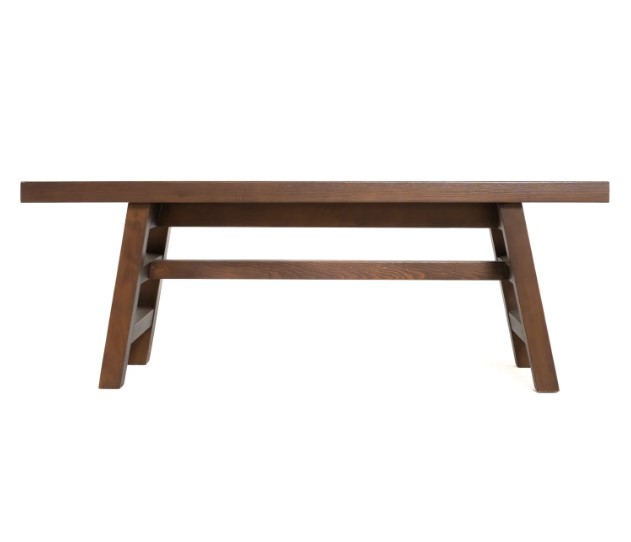 Chloe Pine Wood Bench – Durable Natural Finish 0