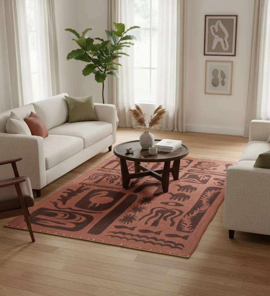 Caravan Handwoven Cotton Rug 1