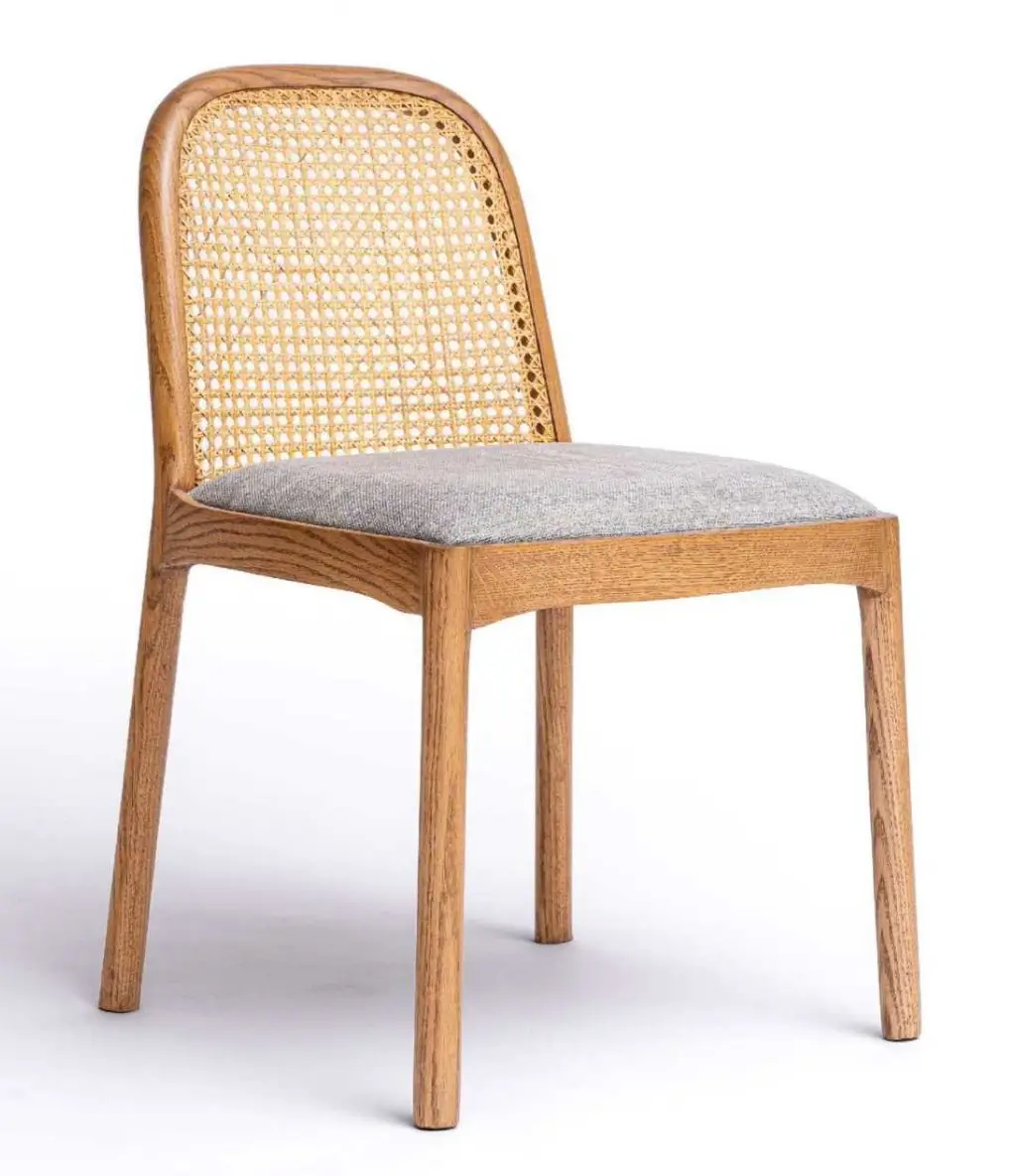 Moorea Chair – Solid Wood Frame with Cane Back image
