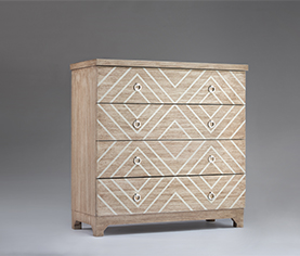 Geometric Chest of Drawers - 4 Spacious Drawers 1