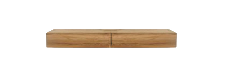 Fern Sleek Floating TV Unit With 2 Drawers 0