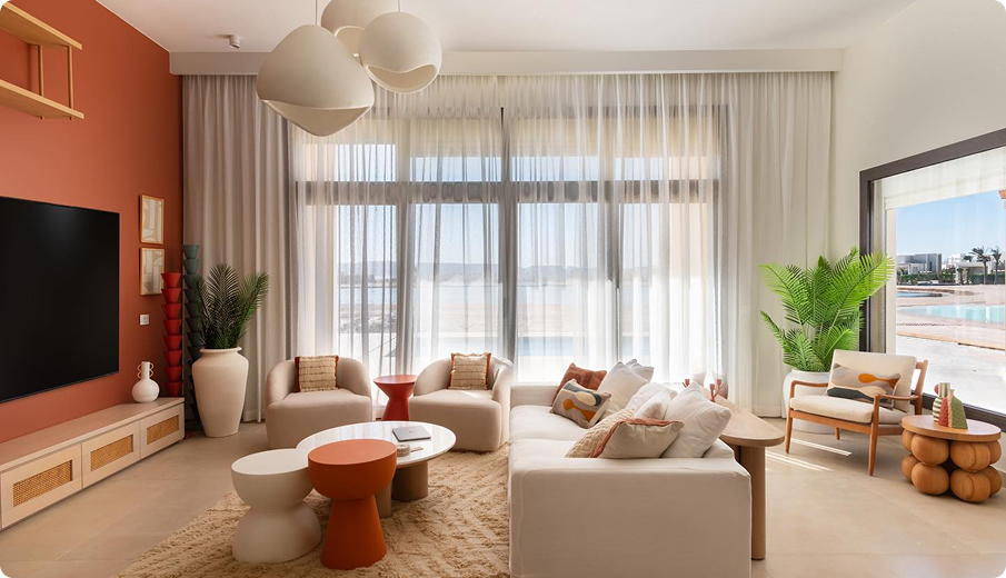Neutral & peaceful bedroom