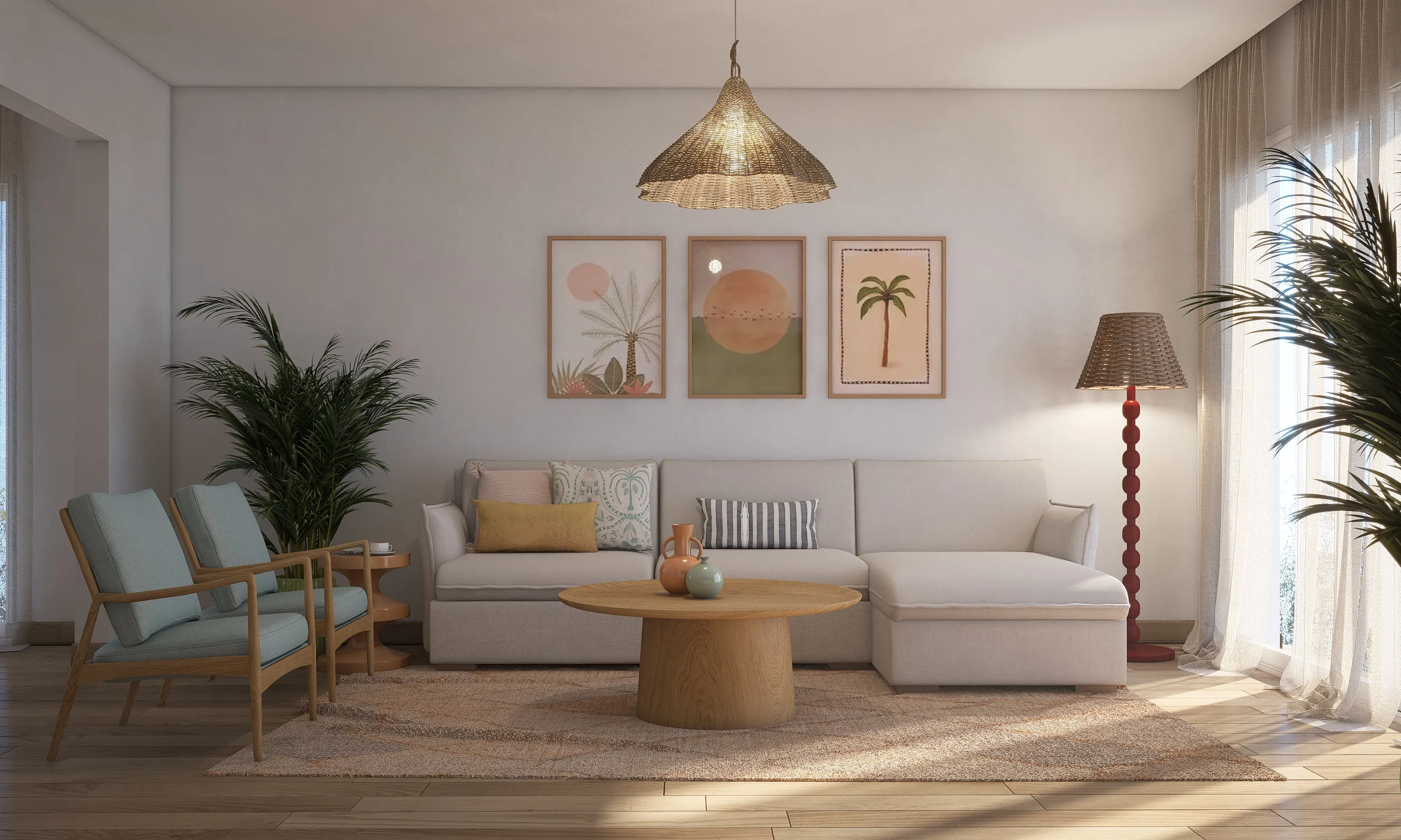 Summer Package 2025 - Colorful Palette - Living Room