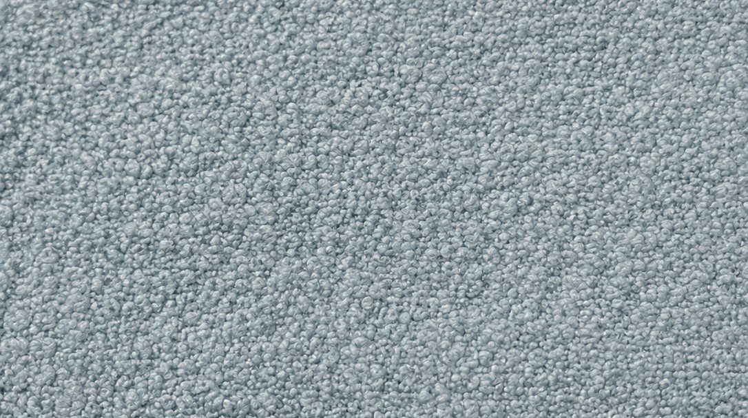	light blue boucle x polyester