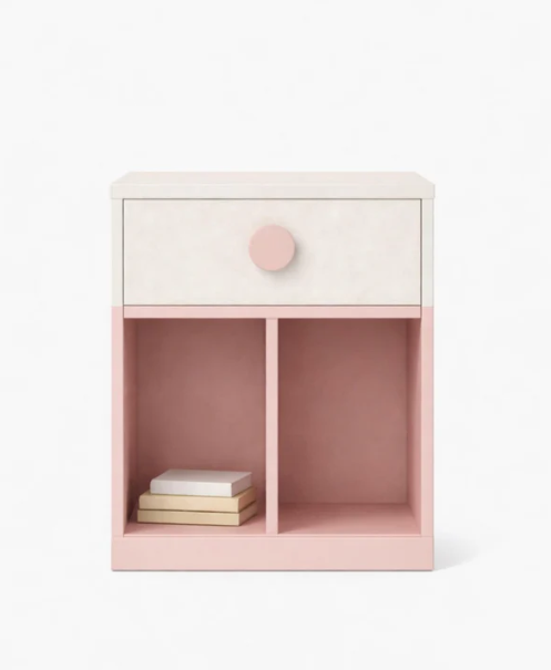 Off White with Blush Pink